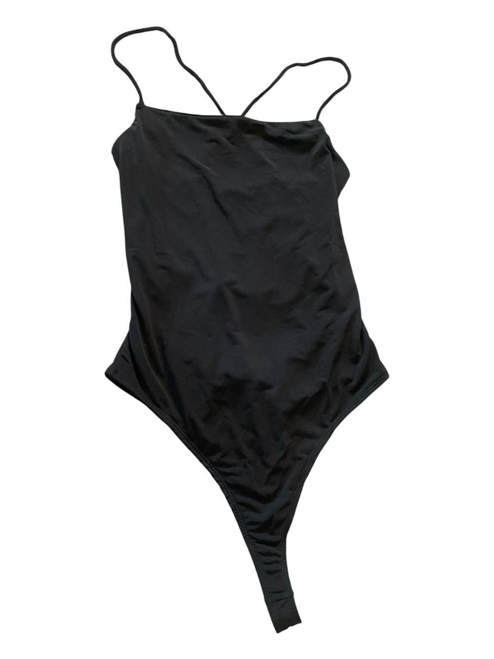 Just Polly Lace up Back Thong Bodysuit